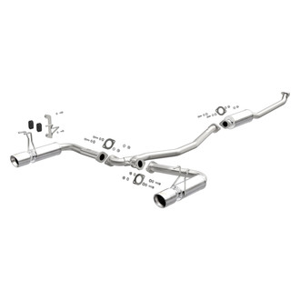 MagnaFlow® - Street Series™ Stainless Steel Cat-Back Exhaust System with Split Rear Exit