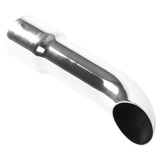 MagnaFlow® - Sport Compact Stainless Steel Turndown Weld-On Single-Wall Polished Exhaust Tip