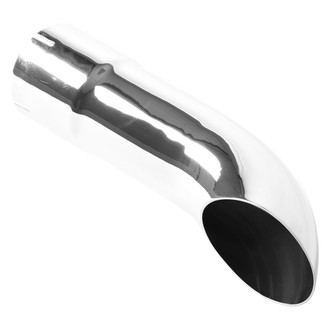MagnaFlow® - Sport Compact Stainless Steel Turndown Weld-On Single-Wall Polished Exhaust Tip (3" Inlet, 3" Outlet, 13" Length)