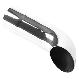 MagnaFlow® - Diesel Stainless Steel Turndown Weld-On Single-Wall Polished Exhaust Tip (4" Inlet, 4" Outlet, 16" Length)