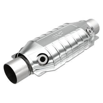 MagnaFlow® - OEM Grade Universal Fit Oval Body Catalytic Converter (2.5" ID, 2.5" OD, 12" Length)