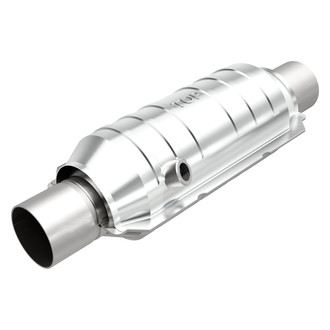 MagnaFlow® - OEM Grade Universal Fit Round Body Catalytic Converter (2.5" ID, 2.5" OD, 11" Length)