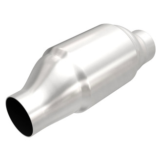 MagnaFlow® - Standard Non-Heatshield Covered Universal Fit Round Body Catalytic Converter (2.25" ID, 2.25" OD, 10.5" Length)