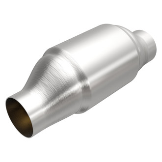 MagnaFlow® - Standard Non-Heatshield Covered Universal Fit Round Body Catalytic Converter (2.5" ID, 2.5" OD, 10.5" Length)