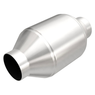 MagnaFlow® - Standard Non-Heatshield Covered Universal Fit Round Body Catalytic Converter (2.5" ID, 2.5" OD, 9.75" Length)