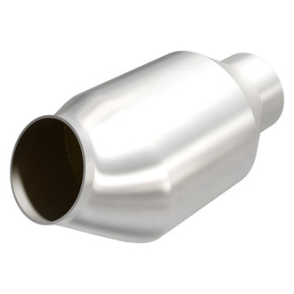 MagnaFlow® - Standard Non-Heatshield Covered Universal Fit Round Body Catalytic Converter (2.25" ID, 2.25" OD, 7.375" Length)