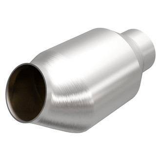 MagnaFlow® - Standard Non-Heatshield Covered Universal Fit Round Body Catalytic Converter (2.5" ID, 2.5" OD, 7.375" Length)