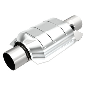 MagnaFlow® - Standard Heatshield Covered Universal Fit Oval Body Catalytic Converter (2.5" ID, 2.5" OD, 9" Length)