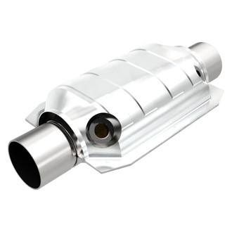 MagnaFlow® - Standard Heatshield Covered Universal Fit Oval Body Catalytic Converter (2.5" ID, 2.5" OD, 9" Length)