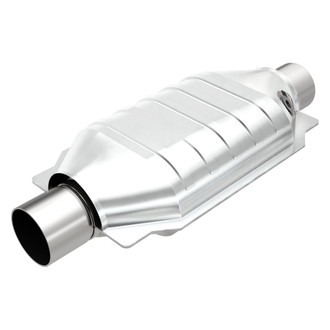 MagnaFlow® - Standard Heatshield Covered Universal Fit Oval Body Catalytic Converter (2.25" ID, 2.25" OD, 12" Length)