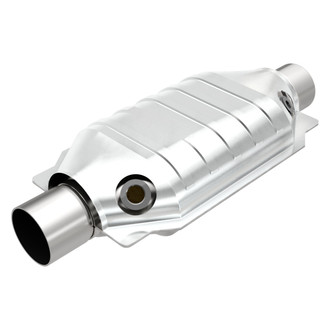 MagnaFlow® - Standard Heatshield Covered Universal Fit Oval Body Catalytic Converter (2.25" ID, 2.25" OD, 12" Length)