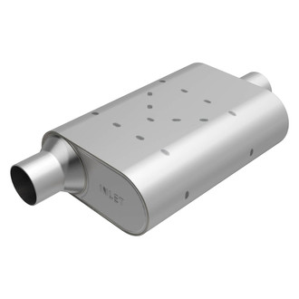 MagnaFlow® - Aluminized Steel Oval Gray Exhaust Muffler