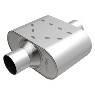 MagnaFlow® - Aluminized Steel Oval Gray Exhaust Muffler