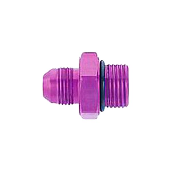 MagnaFuel® - Purple Aluminum -AN Flare-to-Straight Adapter