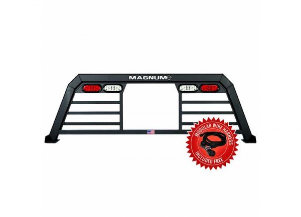 Magnum Truck Racks® - High Pro Window Cut Out Truck Headache Rack