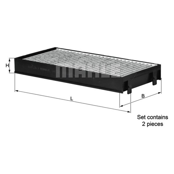 Mahle® BMW X6 2017 Cabin Air Filter