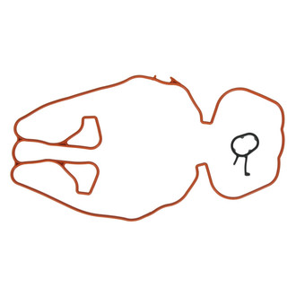 Mahle® - Molded Rubber Intake Manifold Gasket
