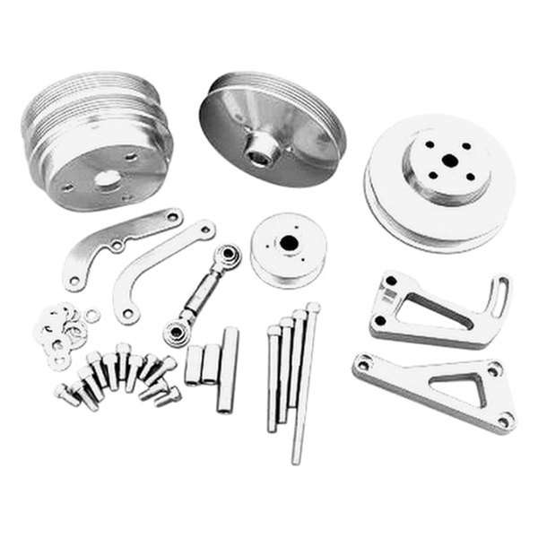 March Performance® - Deluxe™ Serpentine Pulley & Bracket Kit