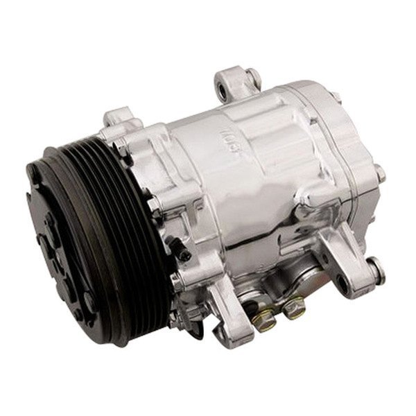 March Performance® - Sanden 7176 Style Polished A/C Compressor with Serpentine Pulley