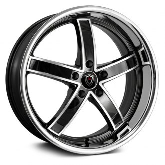 MARQUEE LUXURY® - M5330 Black with Machined Face and SS Lip