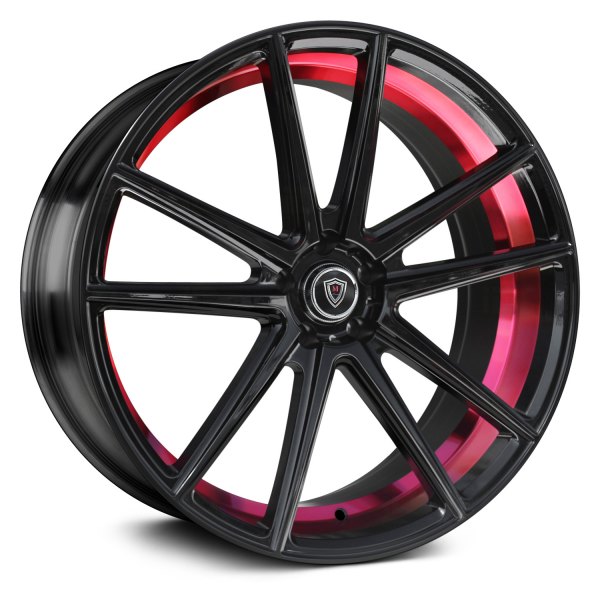MARQUEE LUXURY® - M3197 Black with Red Inner Lip