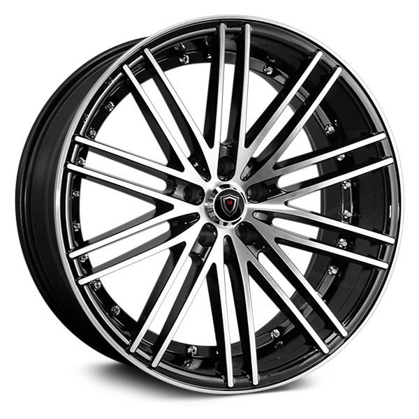 MARQUEE LUXURY® M3246 Wheels Black with Machined Face Rims 3246209512015NBP