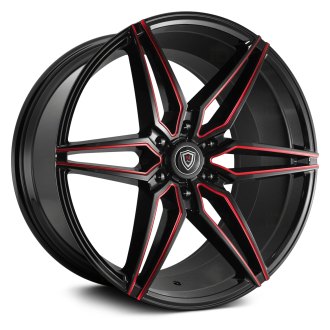 MARQUEE LUXURY® - M3259A Black with Red Milled Accents