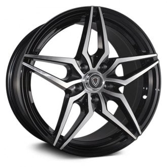 MARQUEE LUXURY® - M3259 17"-18" Gloss Black with Machined Face