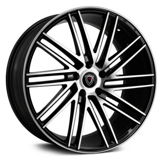 CURVA® C48 Wheels - Black with Machined Face Rims