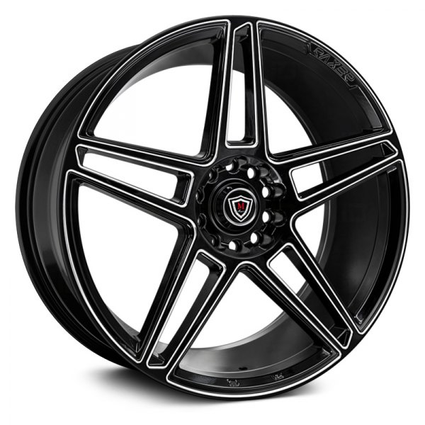 MARQUEE LUXURY® - M3764 Gloss Black with Milled Accents