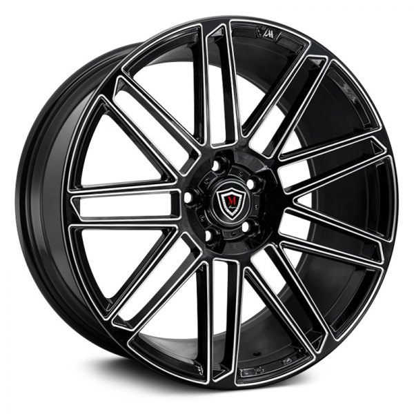 MARQUEE LUXURY® - M3767 Gloss Black with Milled Accents