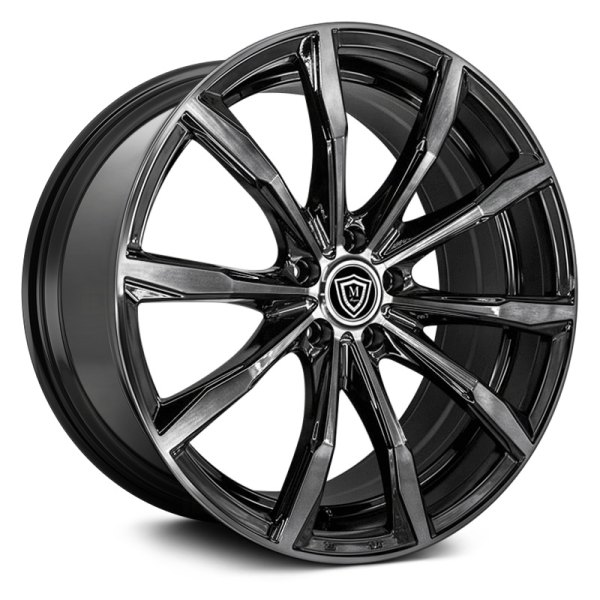 MARQUEE LUXURY® - M4408 Black with Smoke Machined Face
