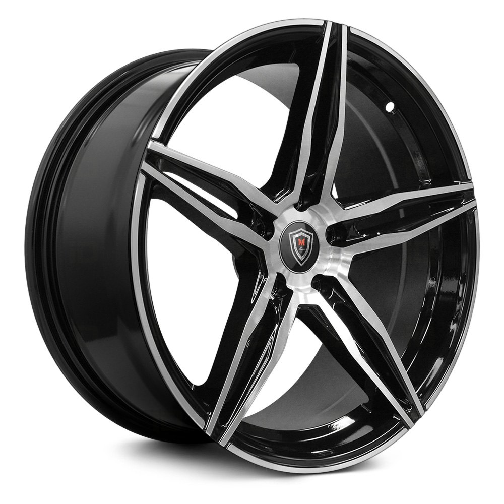 MARQUEE LUXURY® M8888 Wheels Black with Machined Face Rims