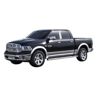 Works with 2009-2018 Dodge Ram Regular Cab 2PC Stainless Steel Chrome Window Sill Trim Overlay Made in USA 