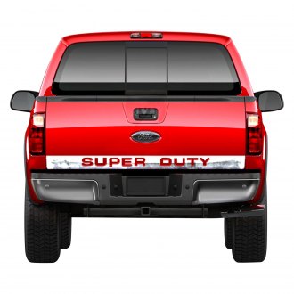 For Ford F-250 Super Duty 2017-2019 SAA TP57320 Polished Upper Tailgate Trim