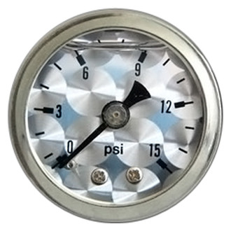 Marshall Instruments® - Mechanical Pressure Gauge, 15 PSI