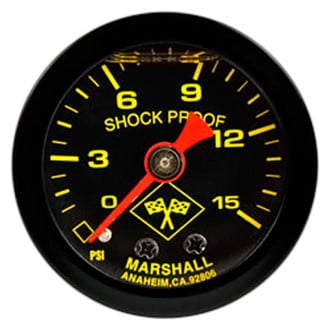 Marshall Instruments® - Mechanical Pressure Gauge, 15 PSI