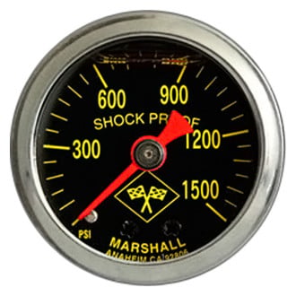 Marshall Instruments® - Mechanical Pressure Gauge, 1500 PSI