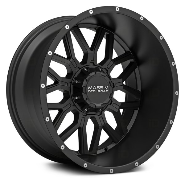 MASSIV OFF-ROAD® - OR1 Satin Black with Milled Accents and Rivets