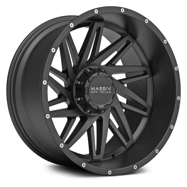 MASSIV OFF-ROAD® - OR3 Satin Black with Milled Accents and Rivets