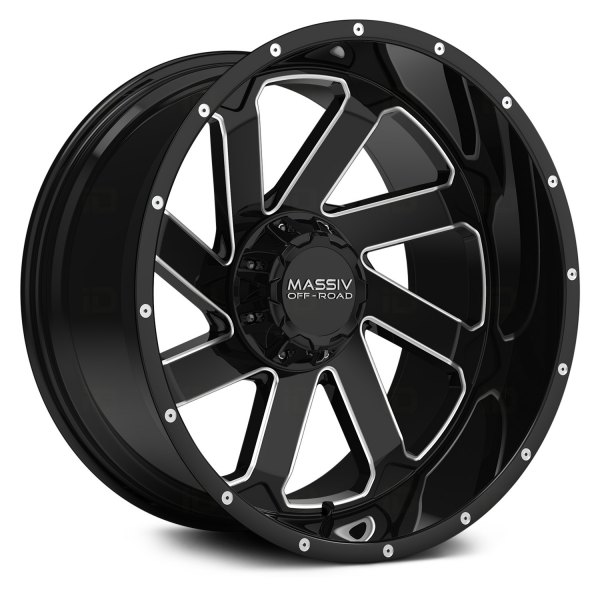 MASSIV OFF-ROAD® - OR4 Satin Black with Milled Accents and Rivets