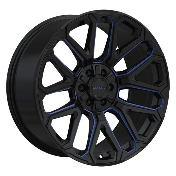 MASSIV OFF-ROAD® - OR5 Black with Blue Milled Accents