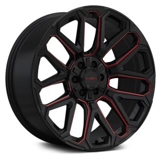 MASSIV OFF-ROAD® - OR5 Black with Red Milled Accents
