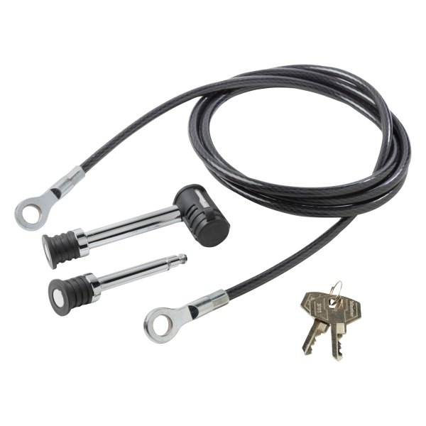 Master Lock® - Receiver Hitch Locking Pin 1/2" and 5/8" with Removable 8' Cable