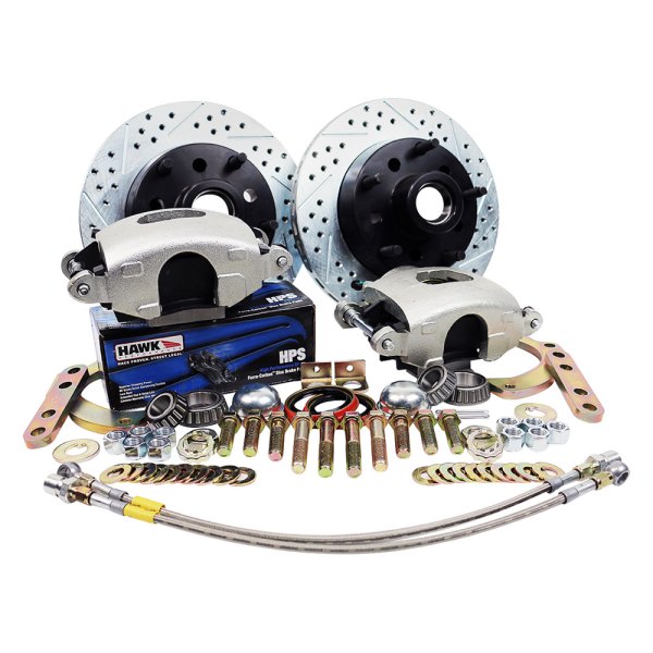  Master Power Brakes® - Legend Series Drilled and Slotted Brake Conversion Kit