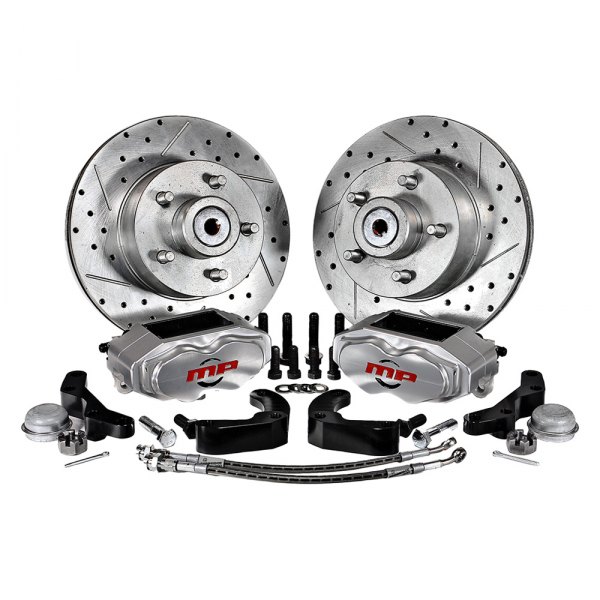 Master Power Brakes® - Rallye Series Drilled and Slotted Front Brake Conversion Kit