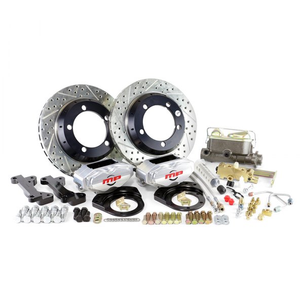  Master Power Brakes® - Rallye Series Drilled and Slotted Front Brake Conversion Kit