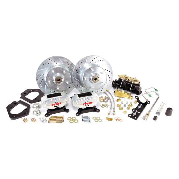  Master Power Brakes® - Rallye Series Drilled and Slotted Front Brake Conversion Kit