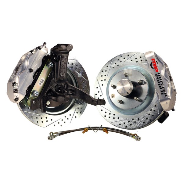  Master Power Brakes® - Pro Driver Drilled and Slotted Front Brake Conversion Kit