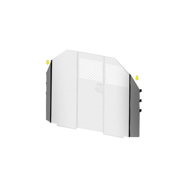 Masterack® - Partition Attachment Panels with Additional 3" Setback